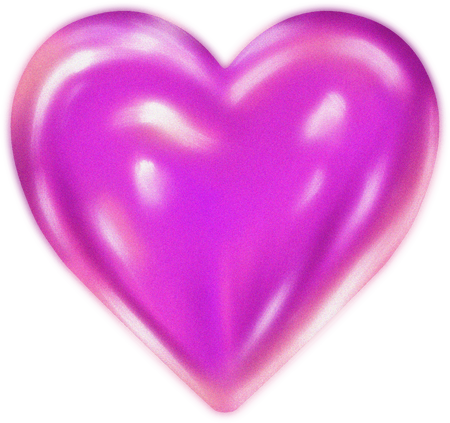 Dreamy Glossy Heart